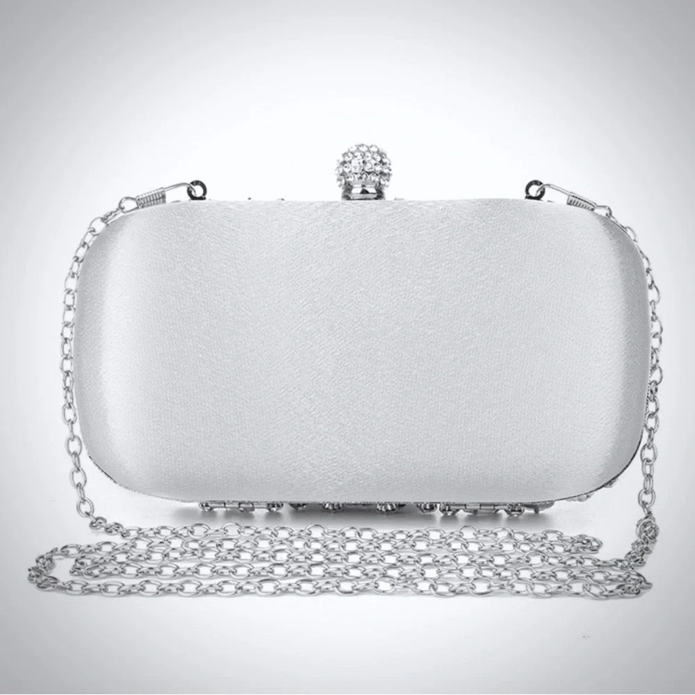 Flavia‎ Silver Bridal Handbag